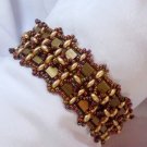 Handmade Beaded Tila Twins Bracelet