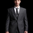 Solid Dark Gray Suit