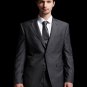 Solid Dark Gray Suit
