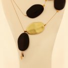 ON SALE Asymmetric Chain Statement Necklace - Elegant Jewelry - Cocktail Jewelry - Evening Jewelry