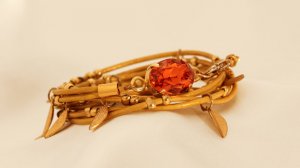 ON SALE Yellow Leather Bracelet - Leaf Jewelry - Crystal Jewelry - Wrap Jewelry