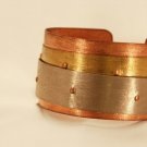 ON SALE Multicolor Metal Bracelet - Cooper Jewelry - Alpace Jewelry - Brass Jewelry
