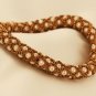 ON SALE Gold & Pearls Bracelet -  Gemstone Jewelry - Beaded Jewelry - Romantic Jewelry