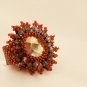 ON SALE Japanese Beads Ring - Colorful Jewelry - Crystal Jewelry