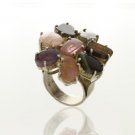 ON SALE Sterling Silver Tourmaline Ring - Colorful Jewelry - Gemstone Jewelry - Elegant Jewelry