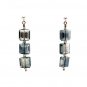 ON SALE Crystal Squares Earrings - Elegant Jewelry  - Geometric Jewelry - Evening Jewelry