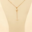 ON SALE Elegant Pearl Necklace - Bridal Jewelry - Silver Jewelry - Wedding Jewelry