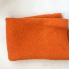 Hand Dyed Wool Blanket Felt Colour Rich Orange