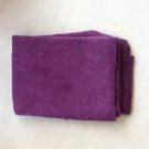 Hand Dyed Wool Blanket Felt Colour Purple