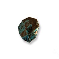 Faceted Shield Beads 26x7mm Blue  x 20