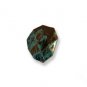 Faceted Shield Beads 26x7mm Blue  x 20
