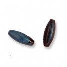 Rice Bead 21x8mm Blue x 50