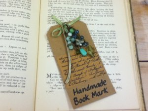 Handmade Book Mark Turquiose