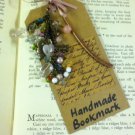 Handmade Book Mark Flower Garden