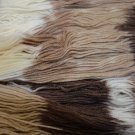 4-Ply Brown Space Dyed Wool Yarn per 300g hank