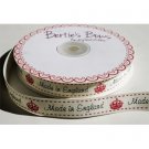 Bertie's Bows Ribbon Grosgrain Made in England 16mm x 25m Roll