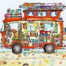 Bothy Threads Cut Thru' Design Cross Stitch Kit Camper Van XCT16