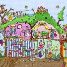 Bothy Threads Cut Thru' Design Cross Stitch Kit Fairy Hill XCT3
