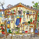 Bothy Threads Cut Thru' Design Cross Stitch Kit  Garden Shed XCT4