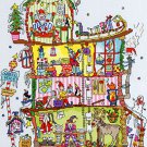 Bothy Threads Cut Thru' Design Cross Stitch Kit  North Pole House XCT17