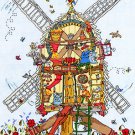 Bothy Threads Cut Thru' Design Cross Stitch Kit Windmill XCT15