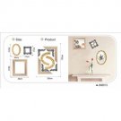 Wall Art Sticker - Picture Frames Collection