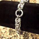 Byzantine Chainmaille Bracelet with Hematite