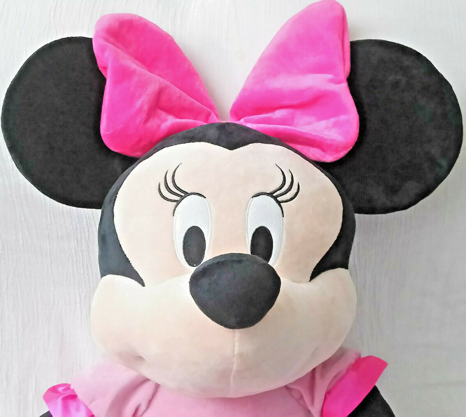 Disney Mickey and Minnie Mouse Jumbo Plush Stuffed Doll Bundle