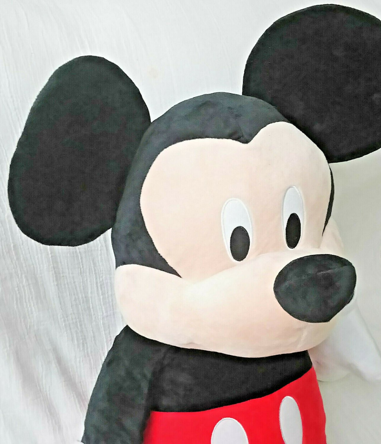 Disney Mickey and Minnie Mouse Jumbo Plush Stuffed Doll Bundle