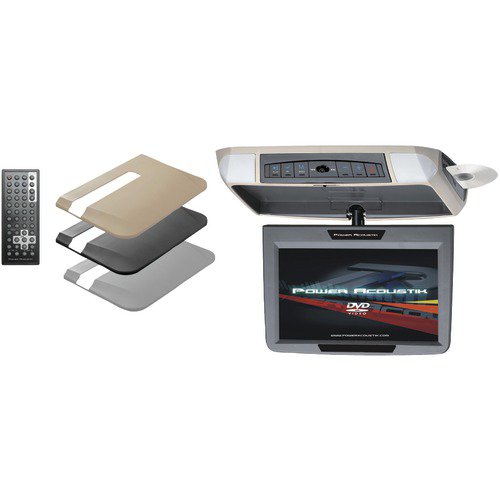 Power Acoustik PMD-90 9" Ceiling-Mount Swivel DVD Entertainment System (Car) w-IR & FM Transmitters