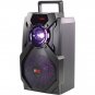 QFX PBX-6 6" Portable Rechargeable Bluetooth Party Speaker w/ App
