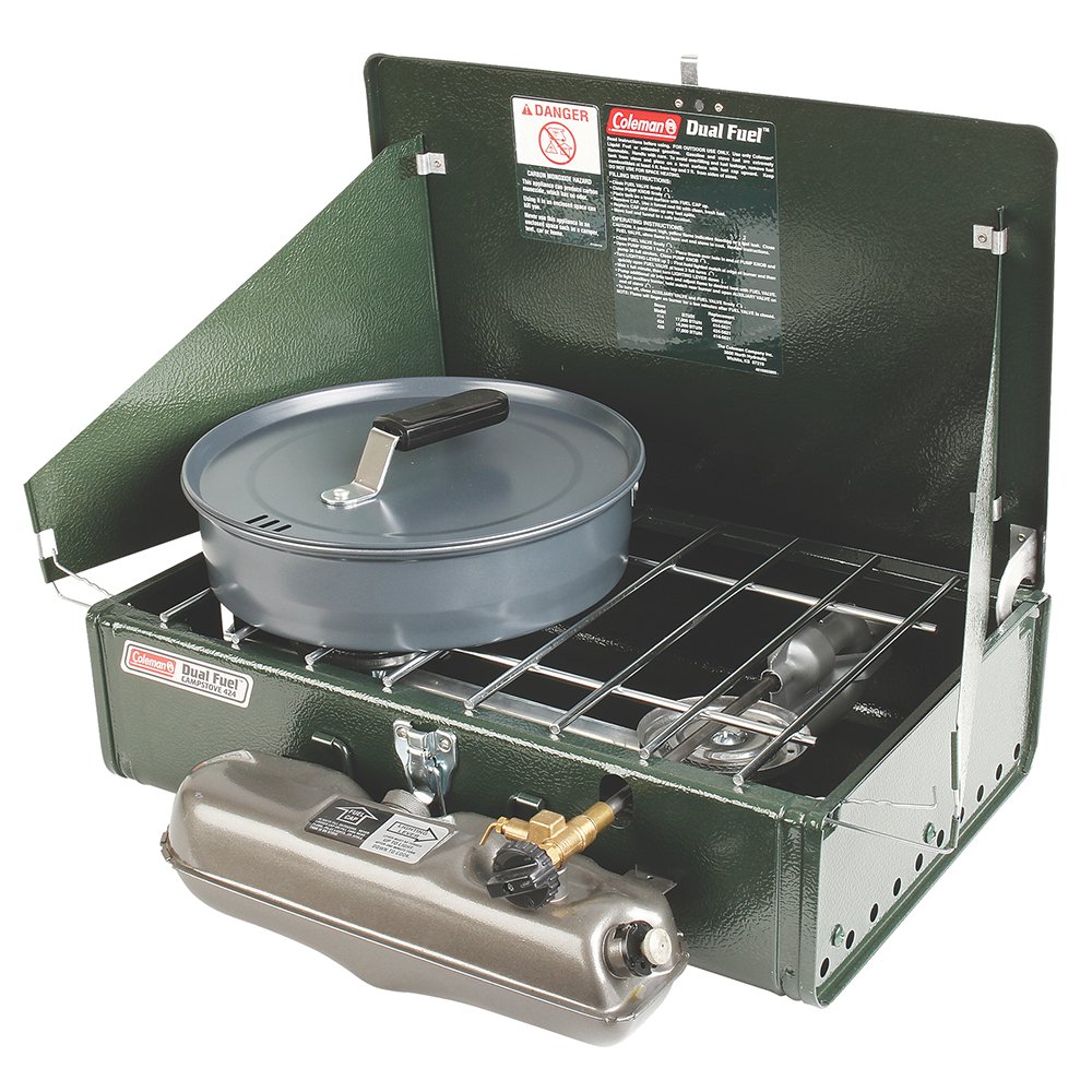 Coleman 2 Burner Dual Fuel Stove