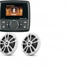 Marine Audio MA112 Stereo With Pair INF622MWBPR (Infinity 622MWB White Speaker)