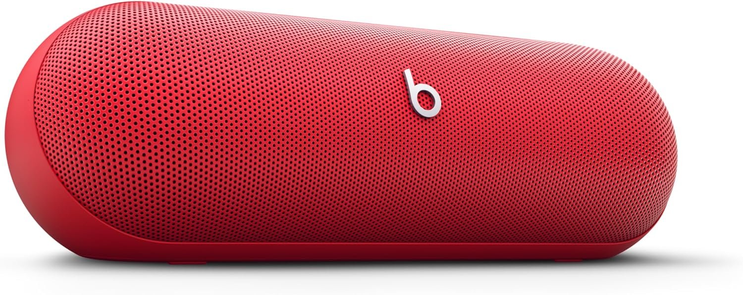Beats by Dr. Dre Pill Portable Wireless 100 W 0-Channel Bluetooth Speaker, Statement Red