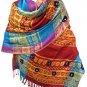 scarf stole Shawl wrap black viscose fancy smart woolen silk georgette chiffon