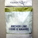 Cordcraft Anchor line 3/16" x 100'  4.8 mm x 30.5 mm Light Solid braid nylon NEW