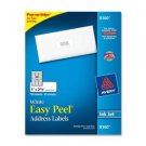 Avery 8160 White Easy Peel address 750 Labels / 25 sheets INK JET Jam free Smudg