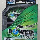 Power Pro Microfilament Braid MOSS GREEN 20 lb 150 yards Line Fishing Rounder NE