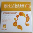AllergEase All Natural Herbal Supplement 21 count Lozenges Flavored Honey Lemon