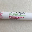 Softlips POMEGRANATE organic lip conditioner .07 oz ( 2 g ) each softlip 100% NE