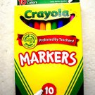 Crayola Markers 10 Crayola Classic Markers Nontoxic Preferred by Teachers Fine L