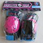 Monster High protection Gear ( Knee / Elbow and Gloves ) Pads set Bike Kids Blac