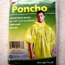 (PACK OF TWO) Coghlan's Emergency Poncho # 9173 CLEAR COLOR  Hooded plastic rain