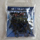 AFW Duo Lock snaps # 5 acrafes duo lock 18 pcs. 85 lb ( 39 kg ) fishing FD505B-A