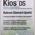 Kios DS Relieves Stomach Upsets ( 14 coated tablets ) Natural reduction of acidi