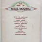 The Best Of Neil Young music book Paper back Piano Voice Guitar VF0978 After the