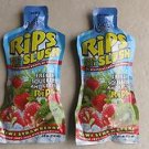 TWO Cool Tropics Rips Slush 100% juice KIWI STRAWBERRY flavor 4 fl oz pouches