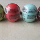 4 EOS Lip Balms Pomegranate raspberry Summer Fruit Sweet mint Honeysuckle honeyd