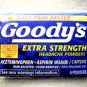 TWO packs Goody's Extra Strength Headach Powders 6 powders Aspirin Pain Reliever