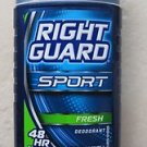 Right Guard Sport Deodorant FRESH 2.8 oz. ( 79 g ) 48 HR protection Odor blocker
